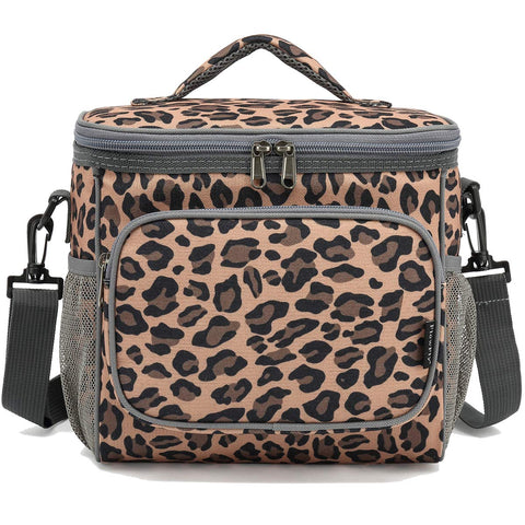FlowFly bolsa Leopardo con bolsillo frontal para utensilios y dinero