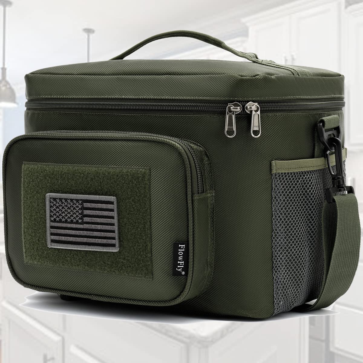 FlowFly bolsa para comidas escolares, trabajo o picnic, adaptable a planes.