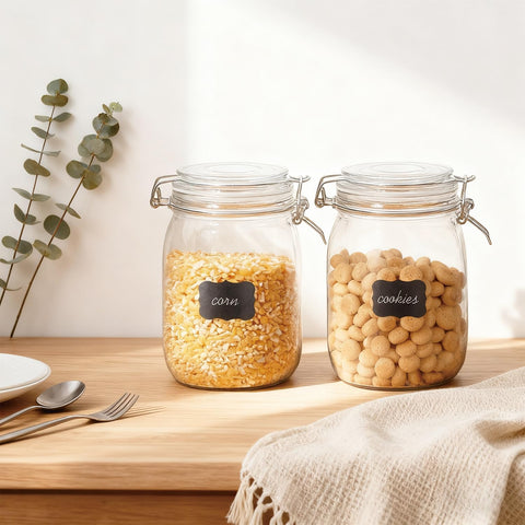 Diseño de vidrio claro Flrolove, elegante y práctico en la cocina