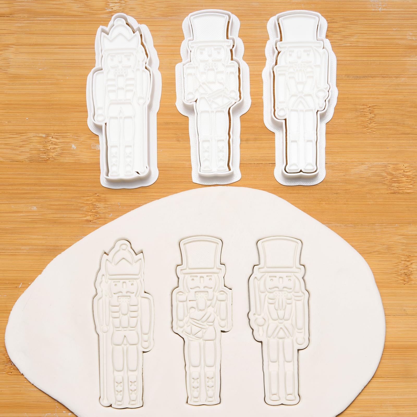 Flycalf cortador copo de nieve para galletas brillantes