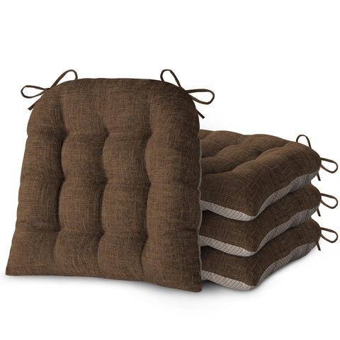 Cojines FlyGulls para sillas de comedor, conjunto de 4, comodidad al comer.