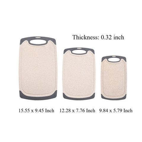 Tabla de cortar FlyingSea pequeña, ideal para picar verduras con seguridad y organización.