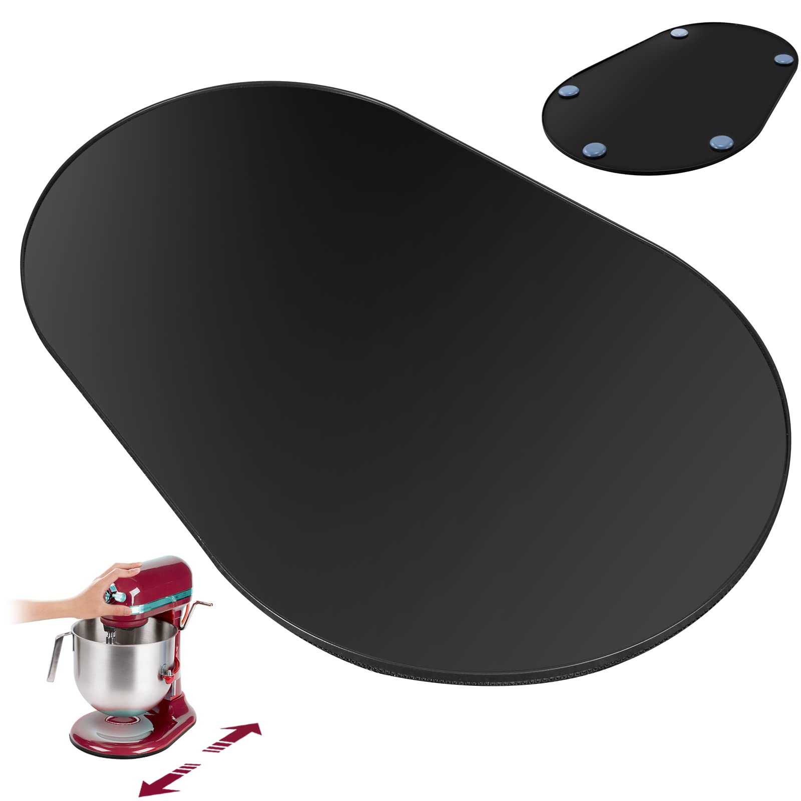 Flyisland deslizante metálico para Kitchenaid 5-8qt, movimiento suave de la batidora