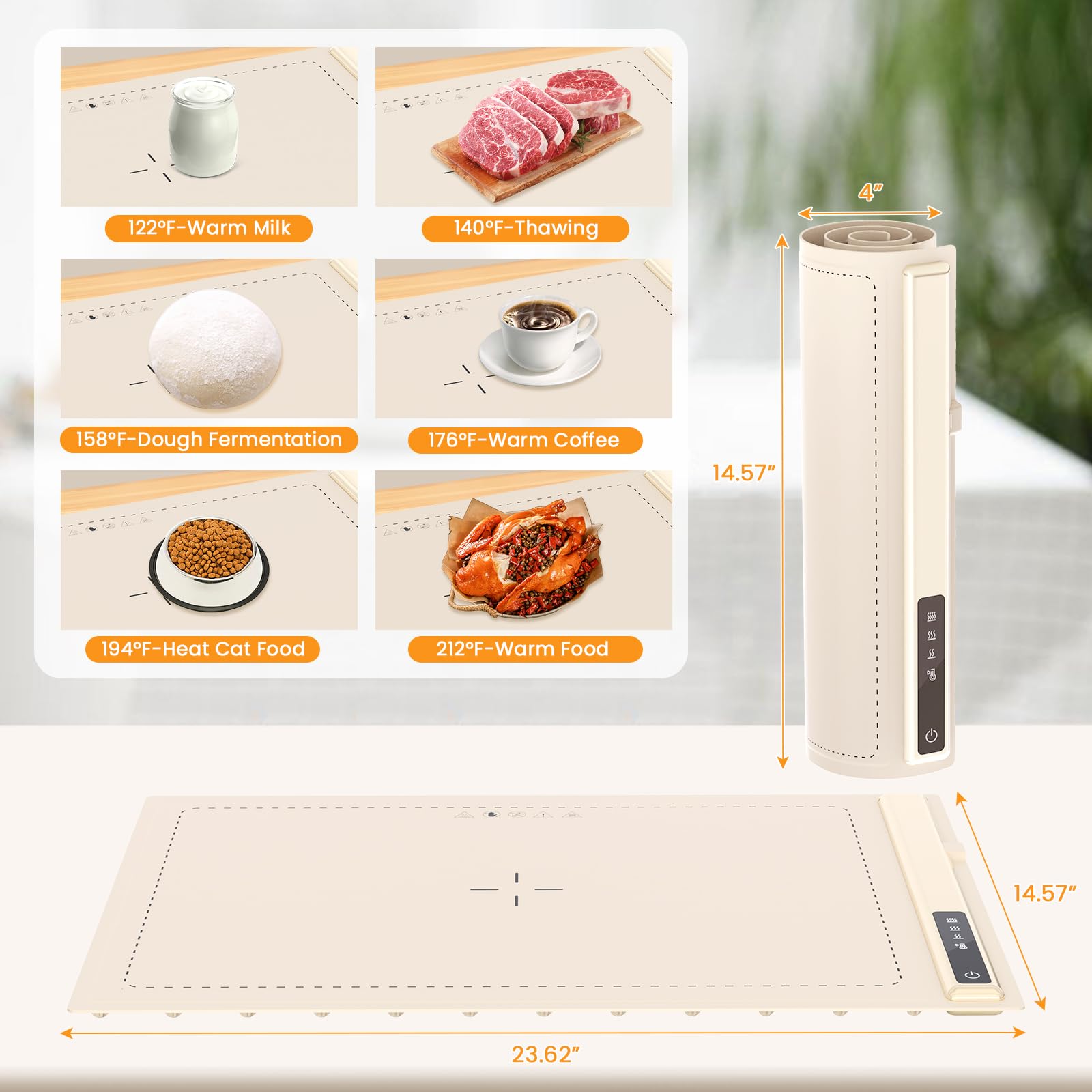 Flylipu Para fiestas y buffets, solución práctica para servir caliente
