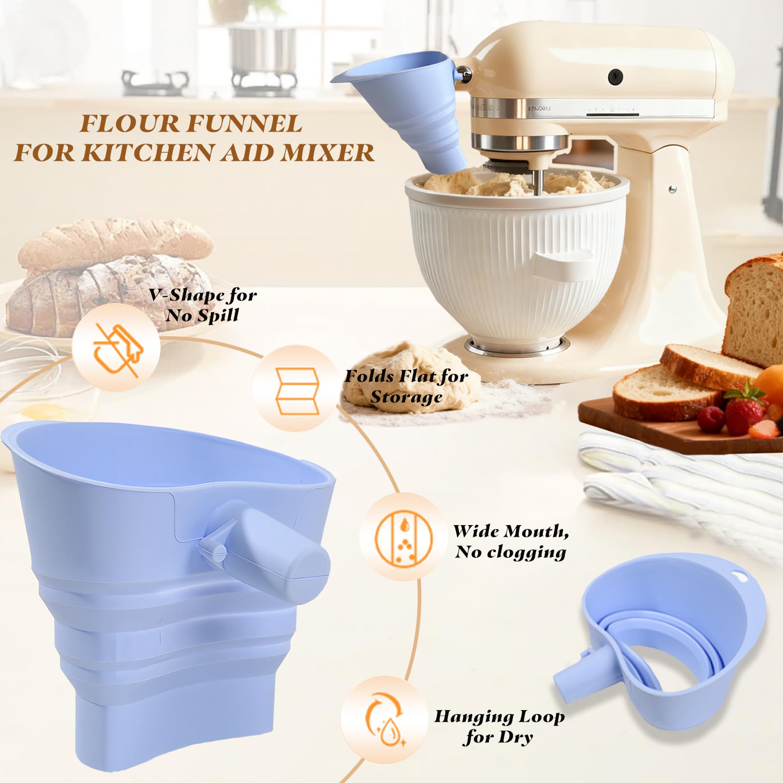 FMOYSIEN ajuste estable para KitchenAid Tilt-Head