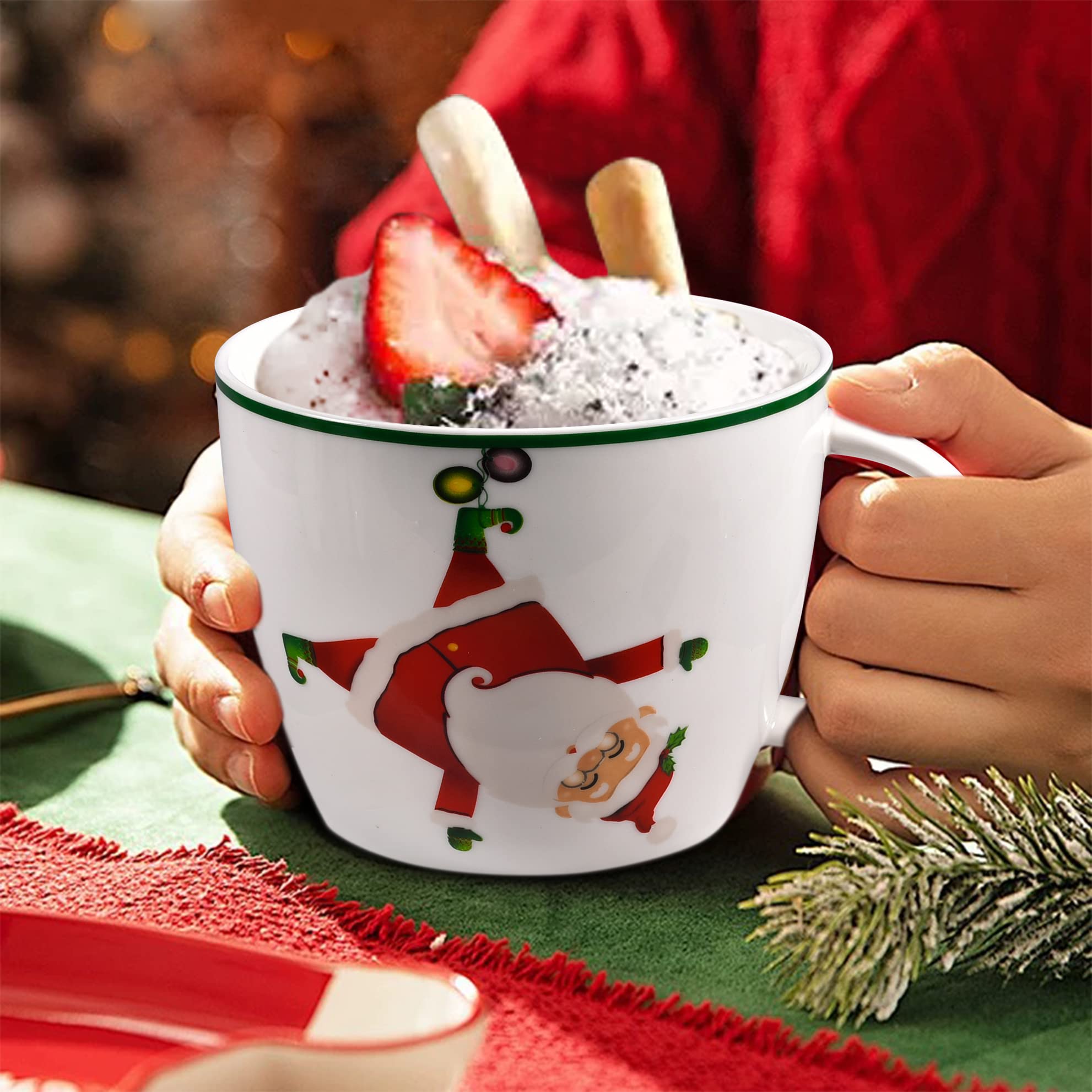 Diseño Santa de fMSDD aporta toque festivo al comedor