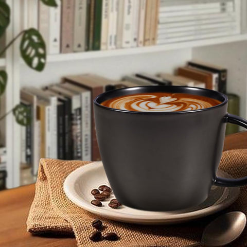 Taza fMSDD de sopa de boca ancha, diseño limpio para servir