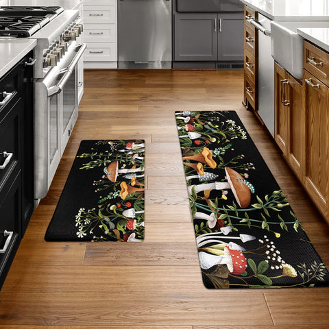 FNLNDO diseño hongo y flor silvestre añade belleza en la cocina.