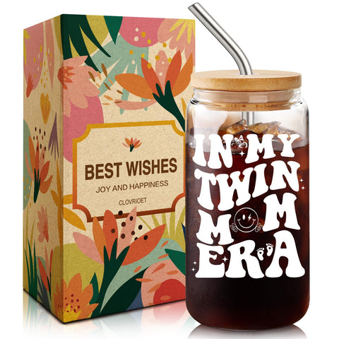 FNWSJ era de mamá gemela, taza 16oz ideal para bebidas frías todo el día.