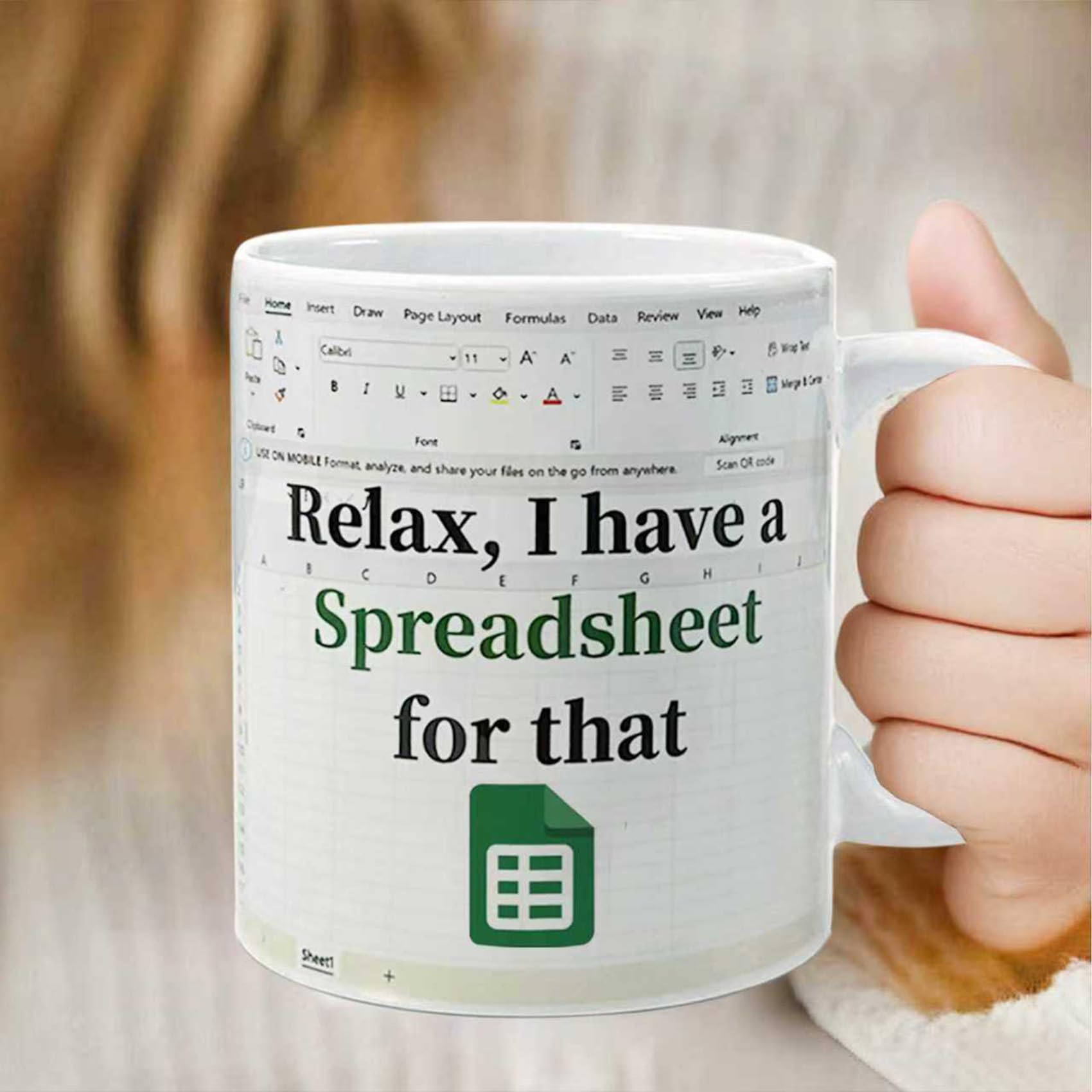 Taza FNWSJ Contador uso diario en casa u oficina