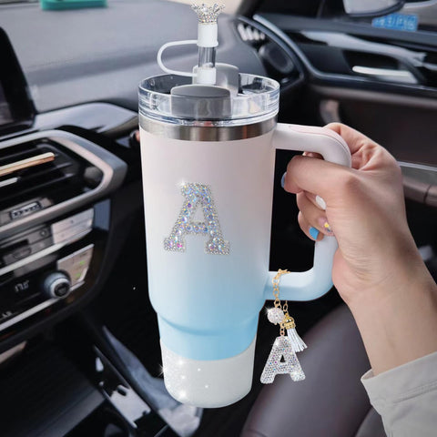 Pegatina diamante de foci cozi para taza Stanley, embellece y personaliza.
