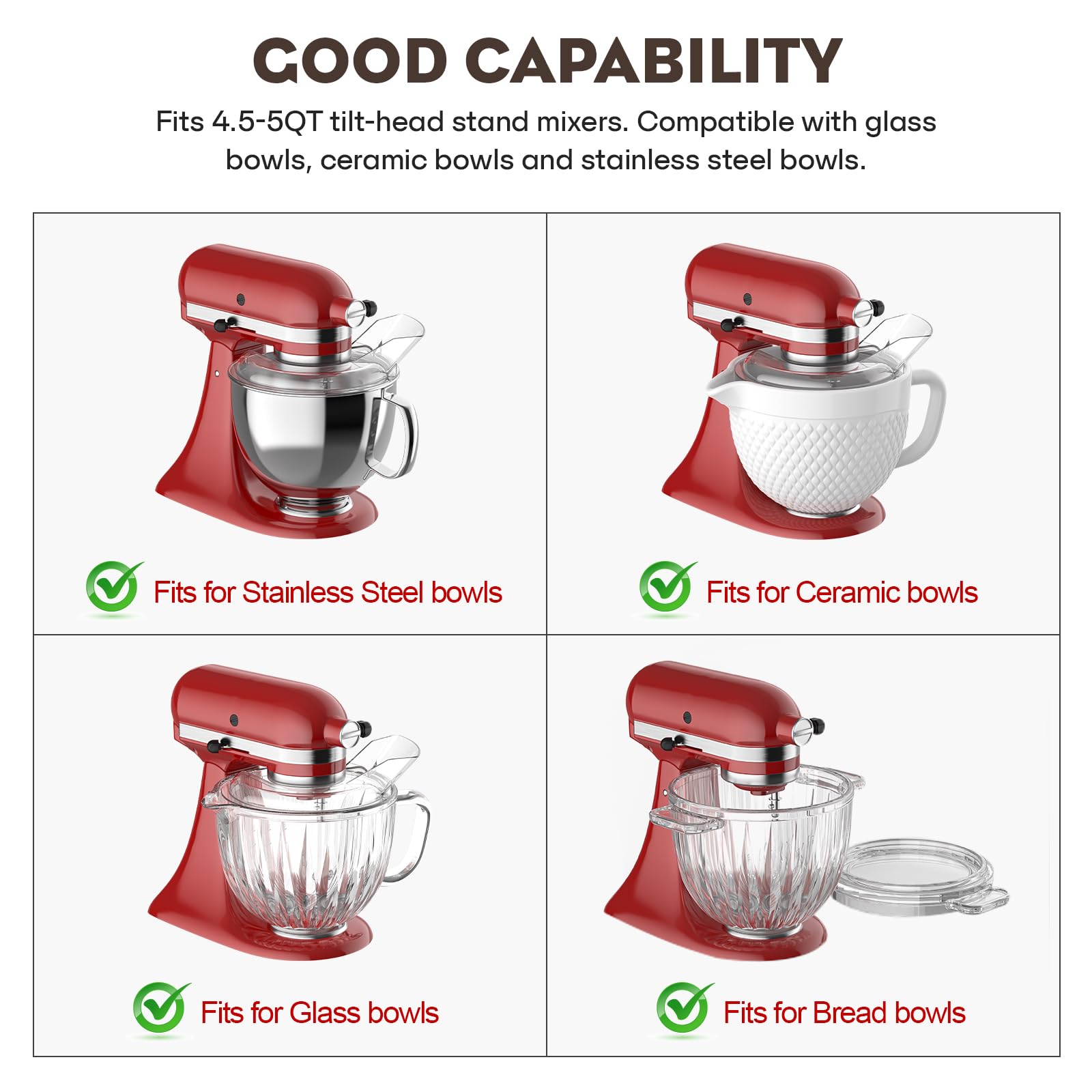 FOCOllK borde de silicona flexible para KitchenAid evita que se pegue.