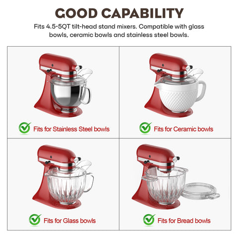 FOCOllK borde de silicona flexible para KitchenAid evita que se pegue.