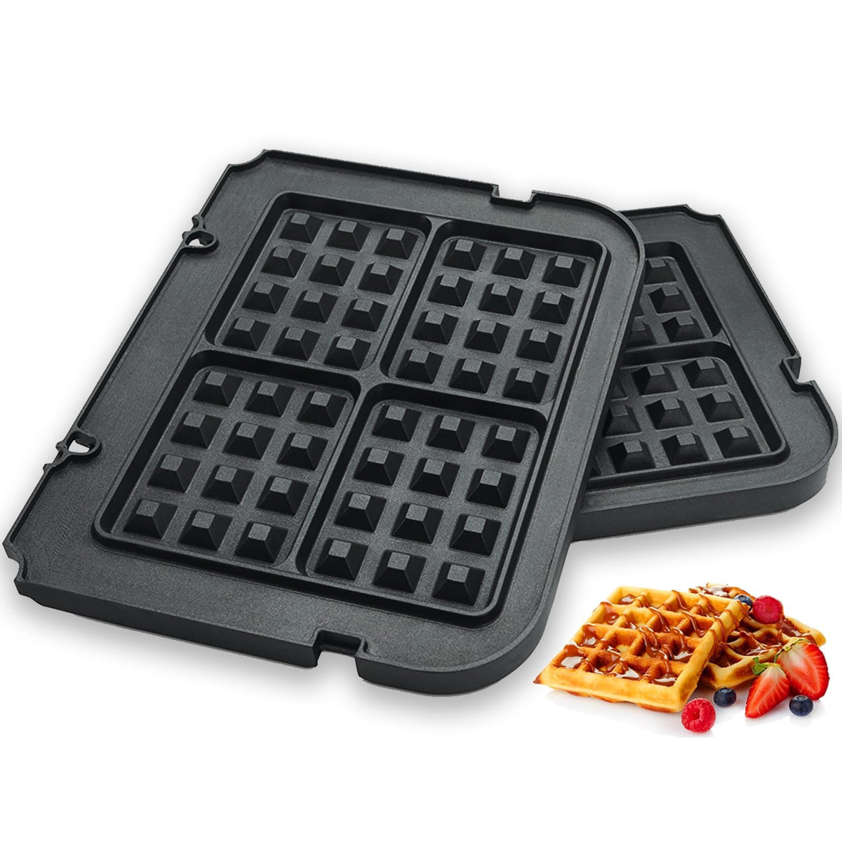 FOCOllK placas de gofres con cavidades cuadradas para dorar uniformemente