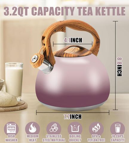Tetera Foedo de 3 L, ideal para familias grandes o reuniones.
