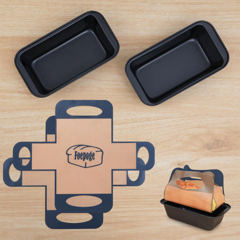 Foepoge molde rectangular 9x5 para pan, desmolde perfecto.