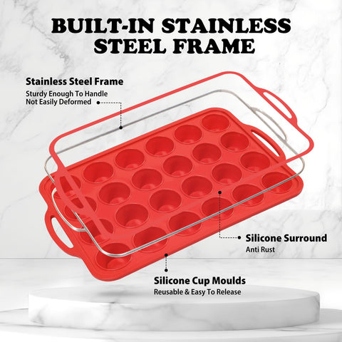 Foepoge tina silicona para horno hasta 446°F