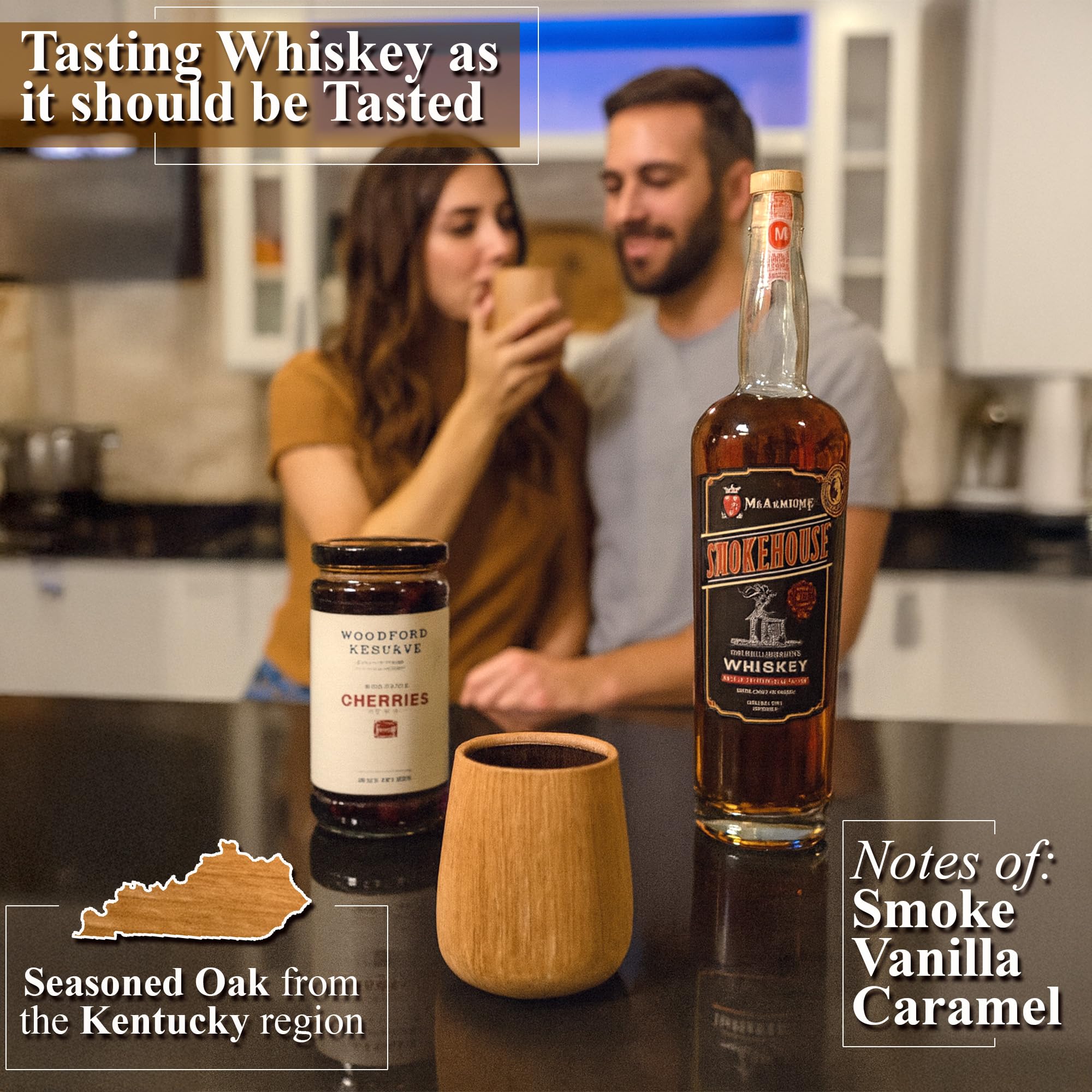 Vaso Foghat Cocktail Smoker estilo clásico para degustación de whisky