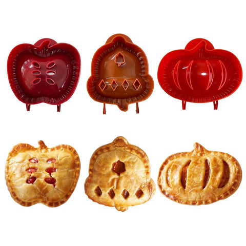 Fogun moldes de pie para manzanas; tartas mini festivas fáciles