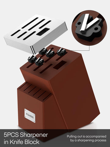 fohere cuchillos de acero alto carbono inoxidable con filo duradero