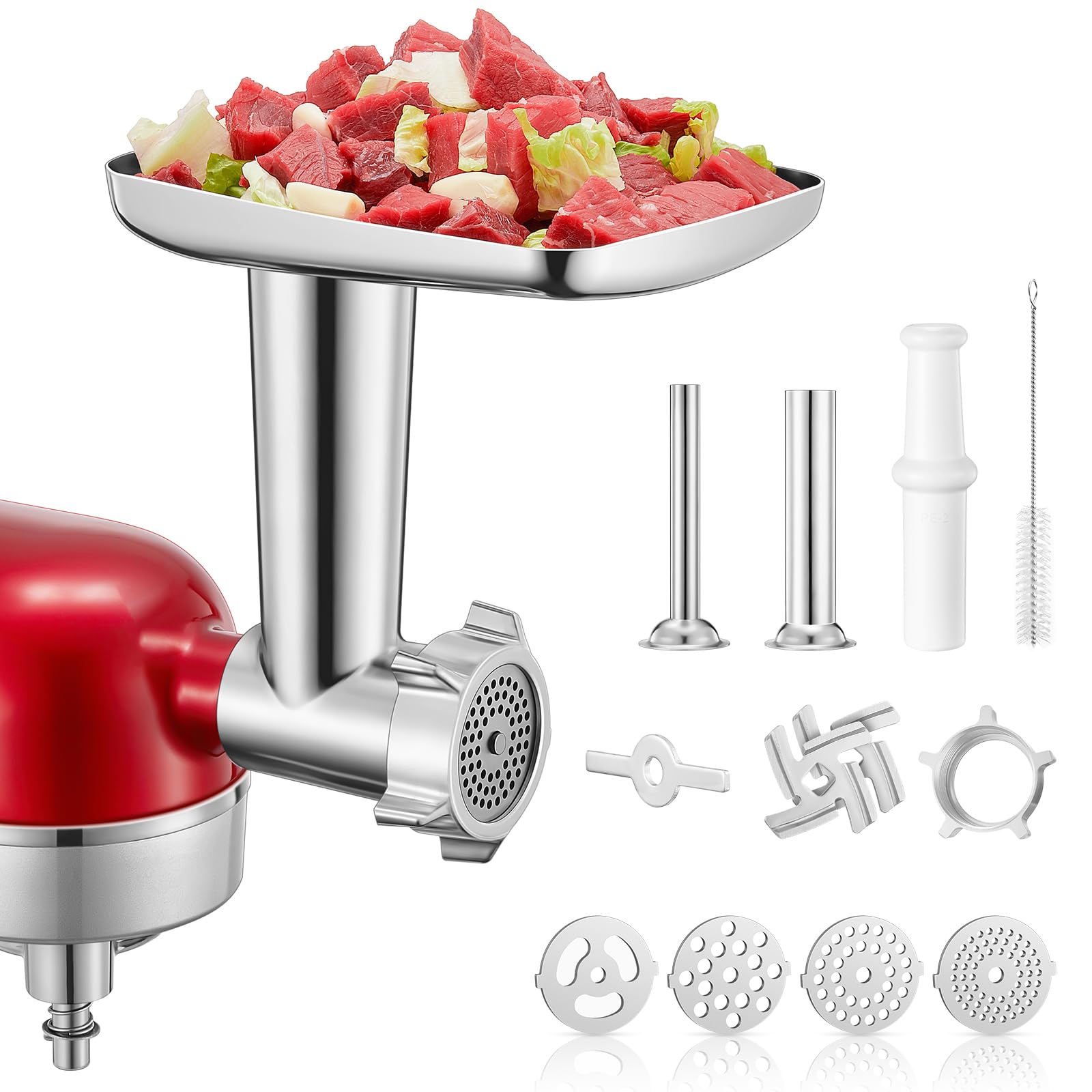 FOHERE picadora de carne para KitchenAid, uso rápido y limpio