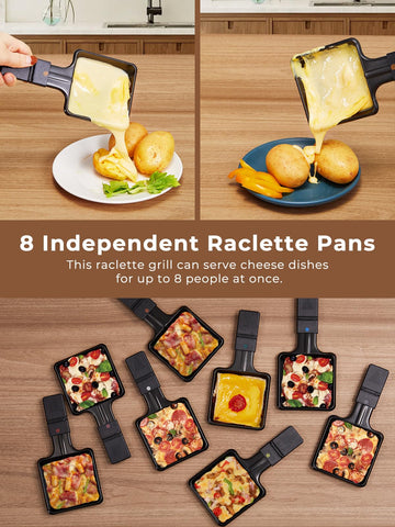 FOHERE Raclette espátulas de madera para comida suave y controlada