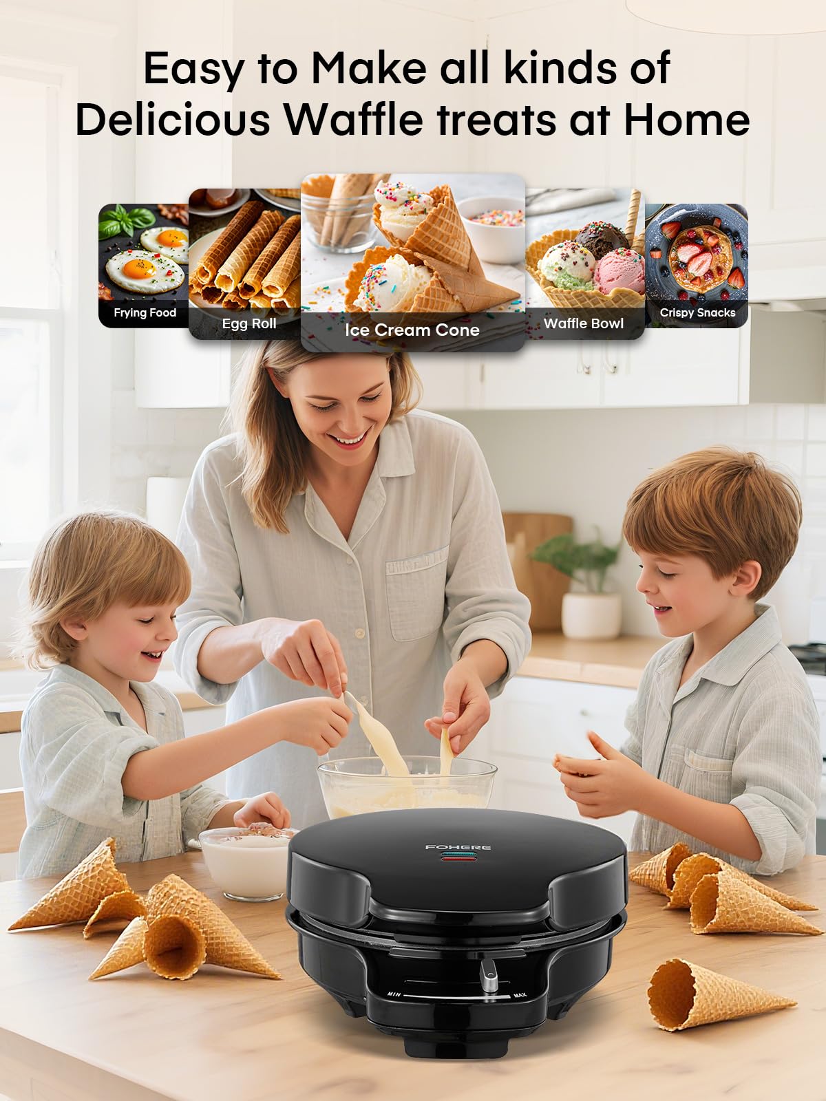 FOHERE herramienta familiar para desayunos o postres rápidos.