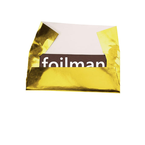 Foilman: envoltura dorada de alta calidad que resiste al plegado