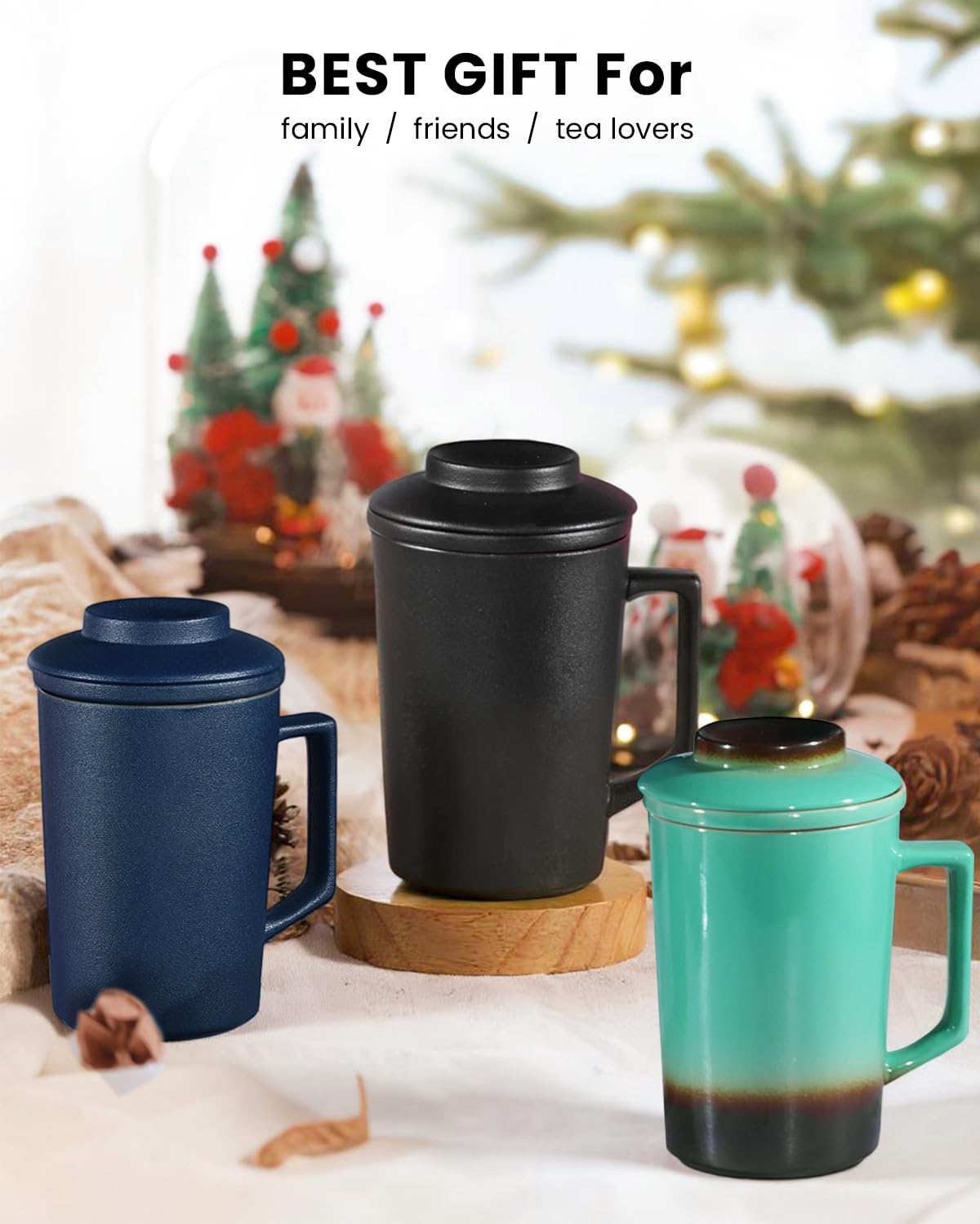 Infusor cerámico Foinly sin plomo ni BPA para infusiones