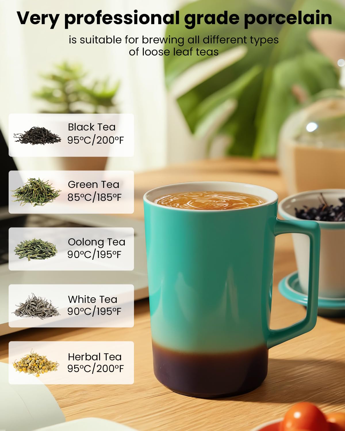 Taza Foinly apta para microondas y lavavajillas en porcelana