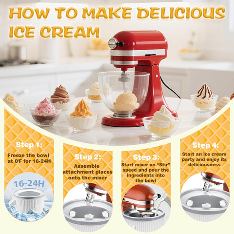 Diseño de doble interfaz de FOKIEE para KitchenAid, compatible con 4.5/5QT y 6QT