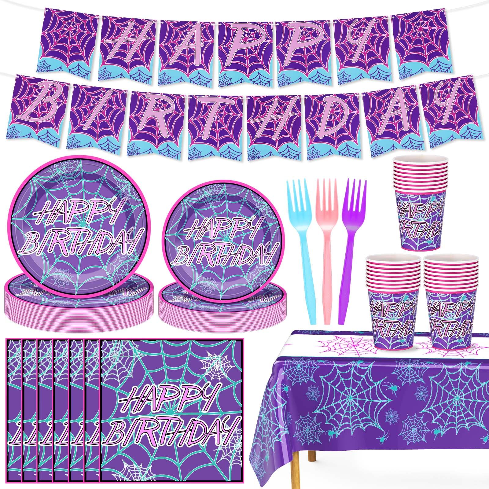 FoldTier araña fantasma: banner decorativo para ambientar fiestas temáticas