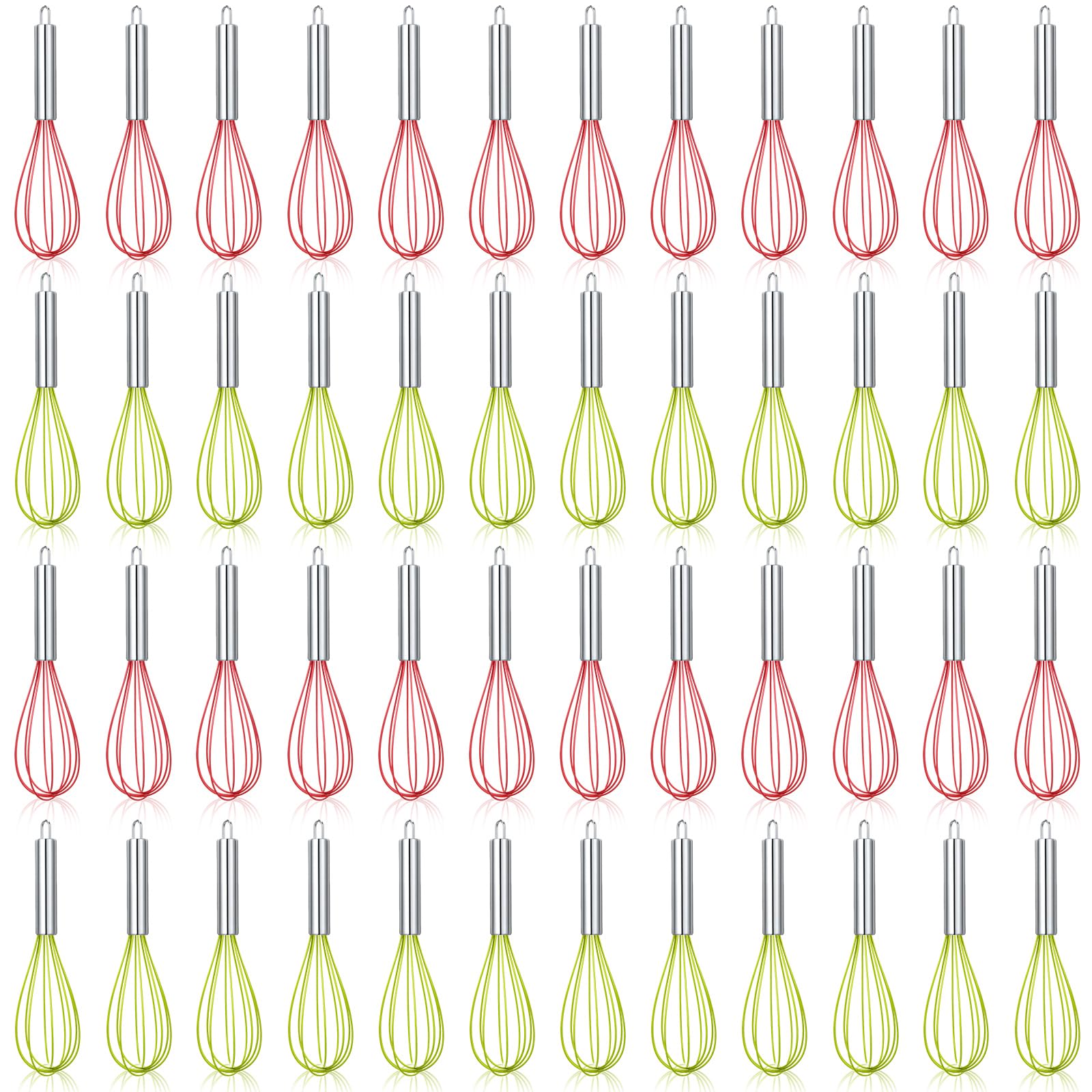 FoldTier batidoras de silicona 10 pulgadas multicolores para mezclar con facilidad.