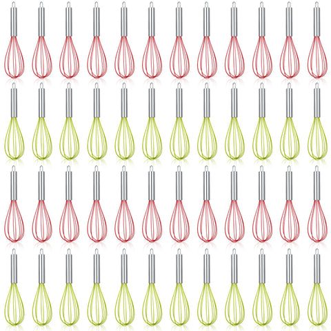 FoldTier batidoras de silicona 10 pulgadas multicolores para mezclar con facilidad.