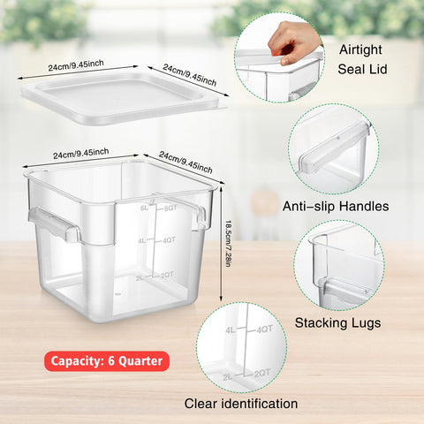 FoldTier contenedores con graduaciones en el lateral, permiten estimar cantidades fácilmente.