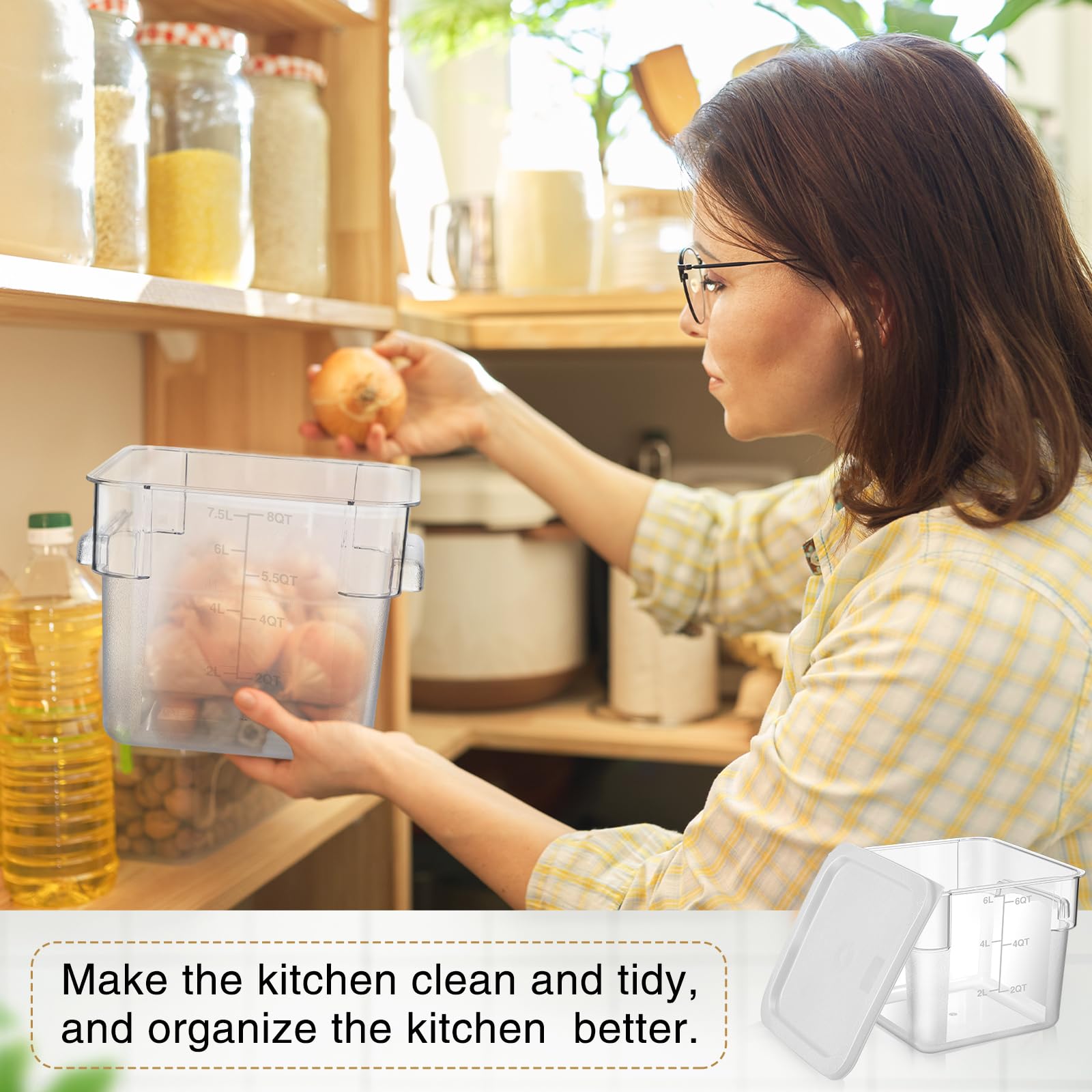 FoldTier material policarbonato resistente, ideal para uso diario en cocinas comerciales.