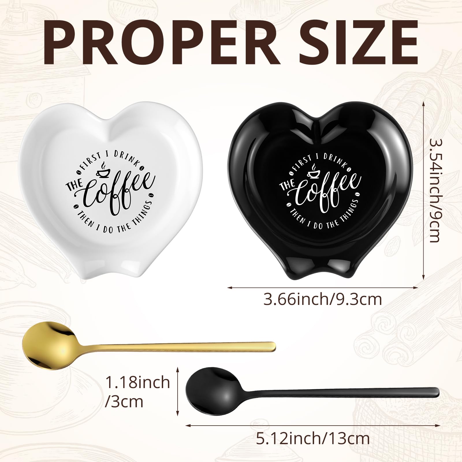 FoldTier reposacucharas corazón negro, diseño elegante para encimera.