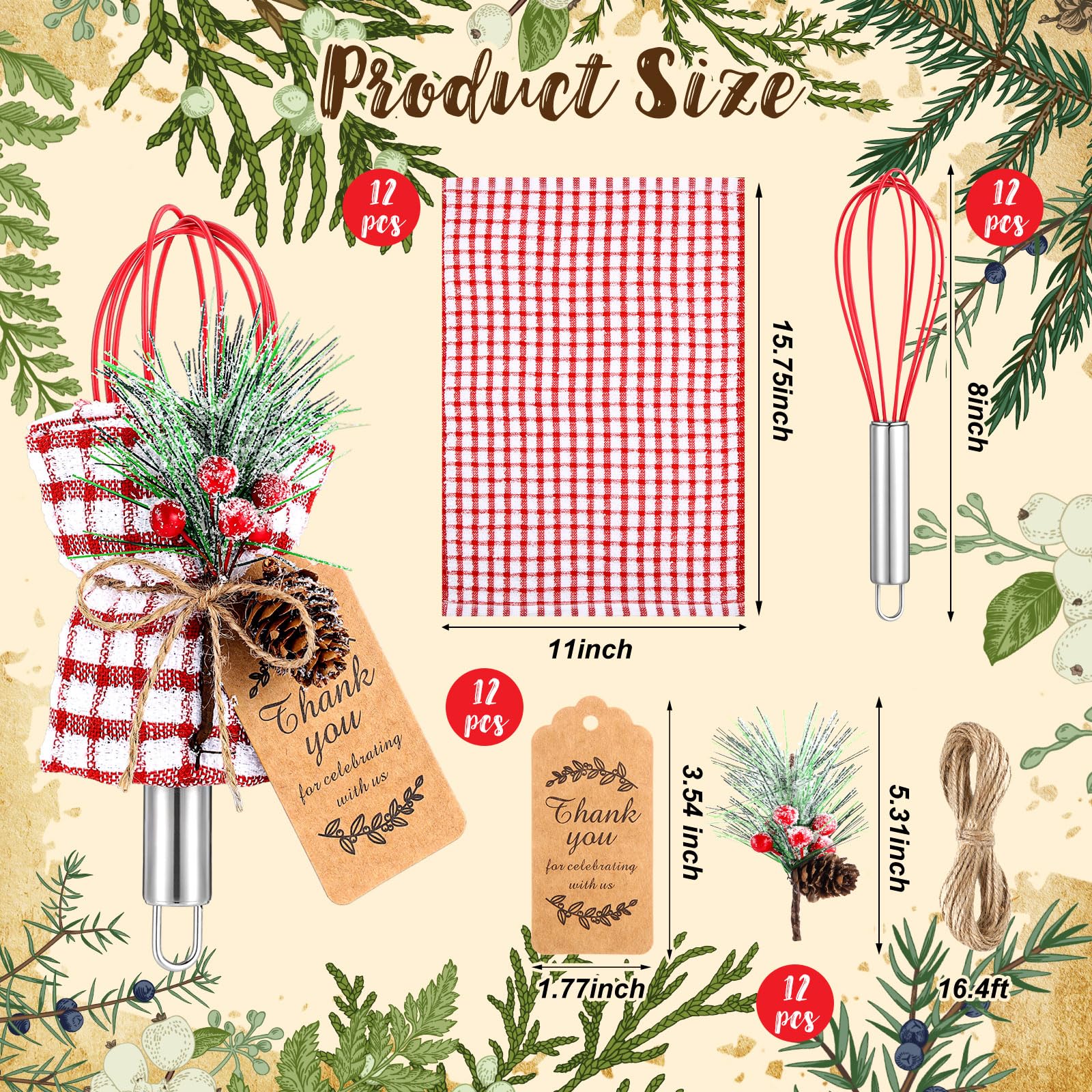 FoldTier tarjeta de saludo navideño, complemento perfecto para regalo