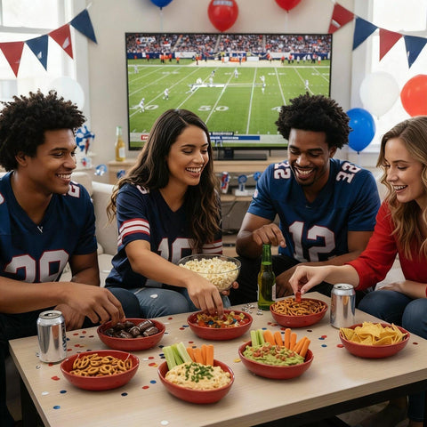 FoldTier juego de 6 tazones para salsas y snacks en fiestas