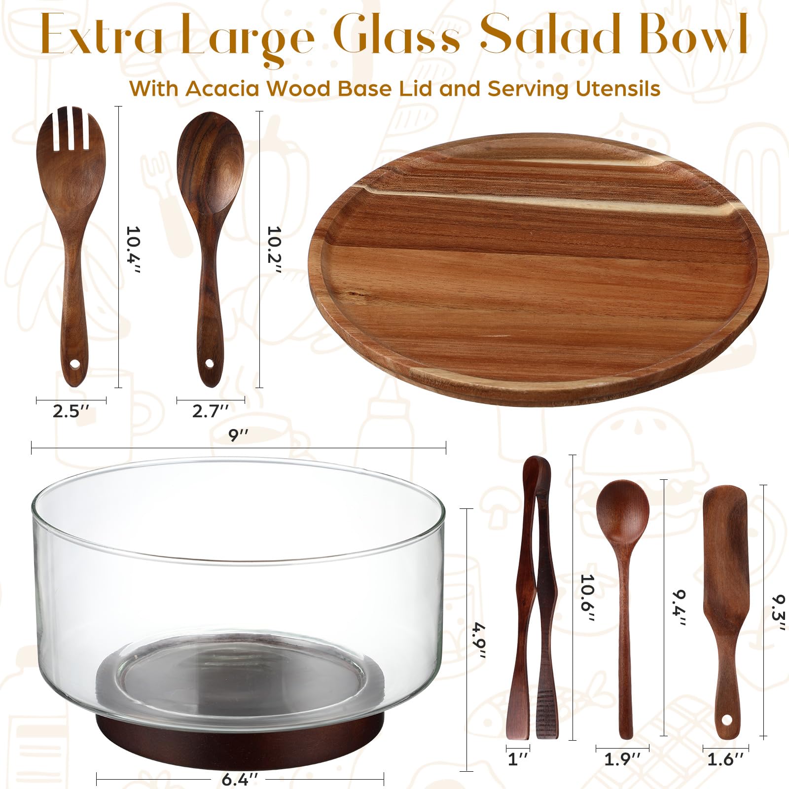 FoldTier utensilios de madera para servir con estilo.