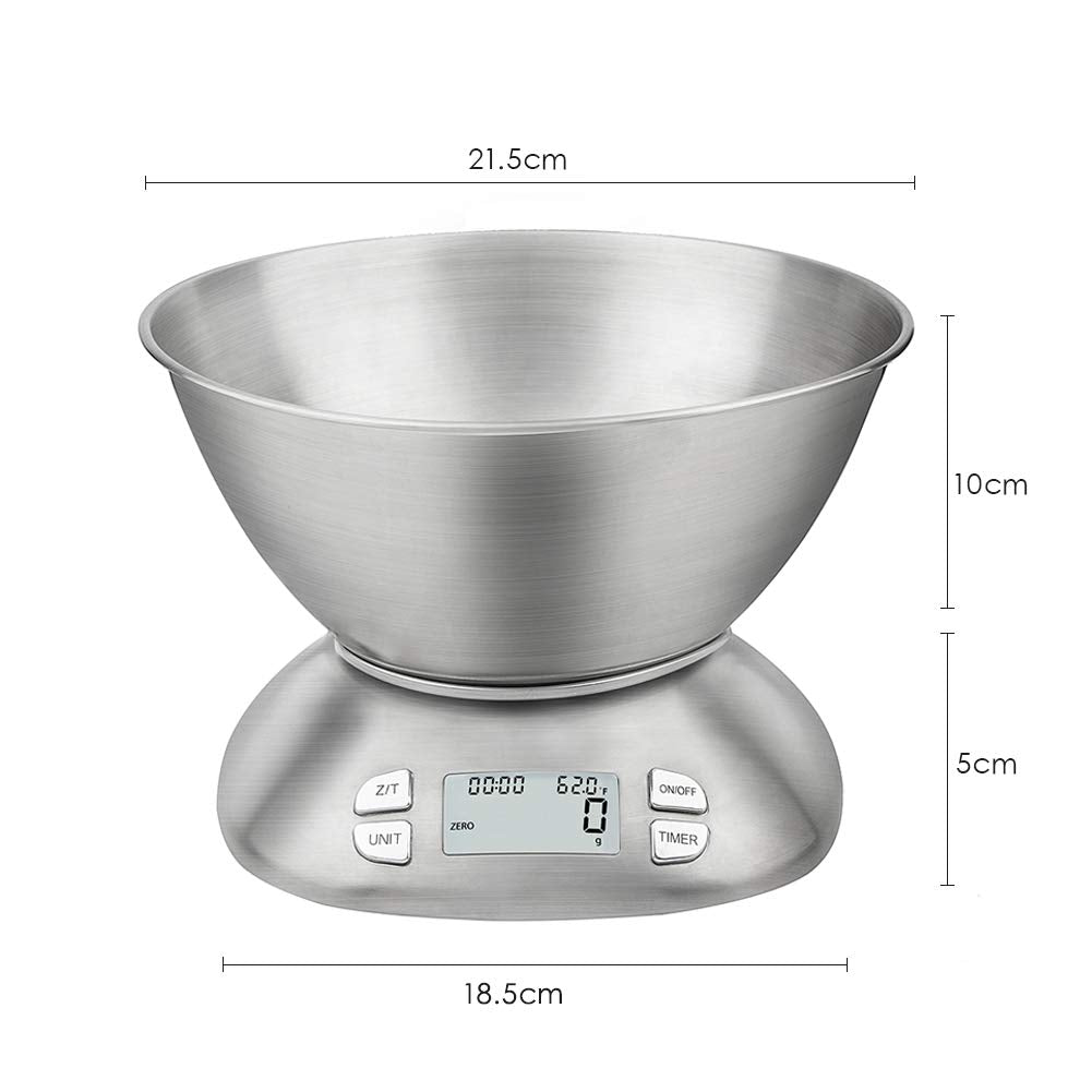 Ideal para repostería, cocina diaria y pesaje de paquetes pequeños.