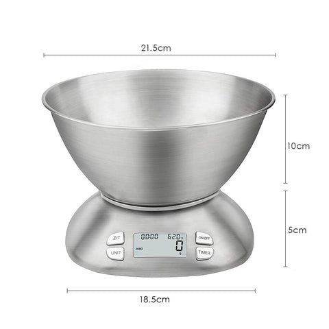 Ideal para repostería, cocina diaria y pesaje de paquetes pequeños.