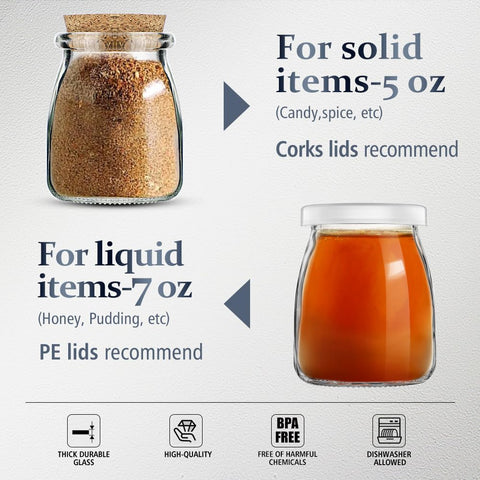 Folinstall frascos 7oz con etiquetas y cuerda incluidas.