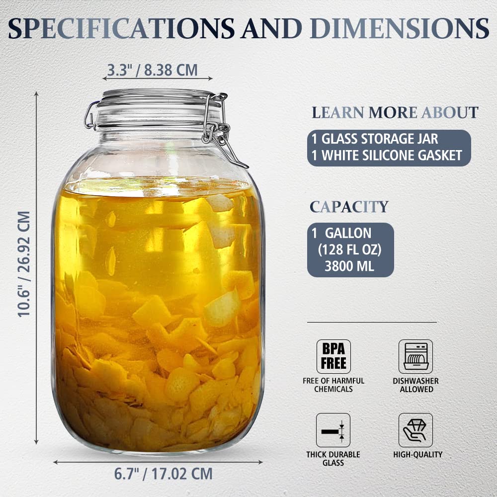 Folinstall vidrio transparente, contenido visible, fácil de identificar ingredientes.