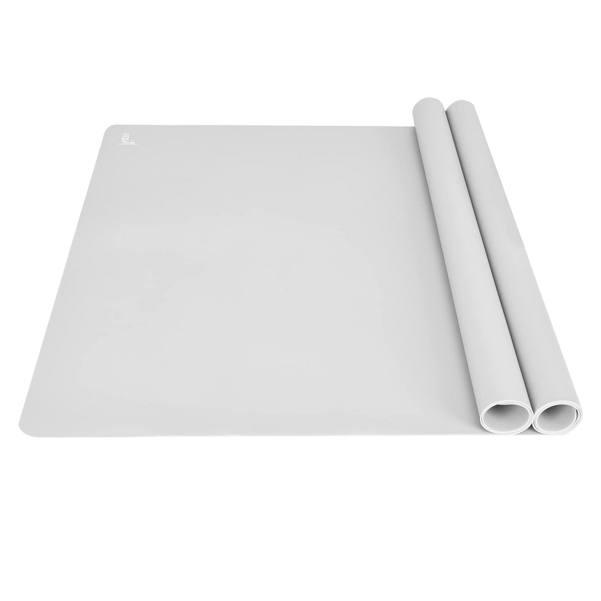 Folksy Super Kitchen manta de silicona gruesa 20x28 gris, protector de cocina resistente al calor