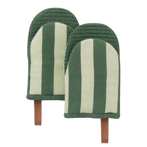 Guantes Folkulture de horno mini verde con agarre seguro