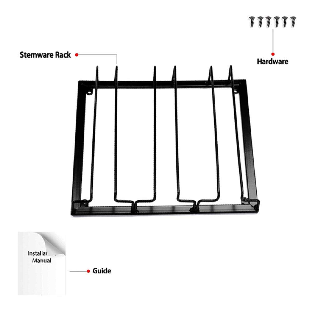 Colgador elegante FOMANSH, ideal en bar o cocina para organizar cristalería.