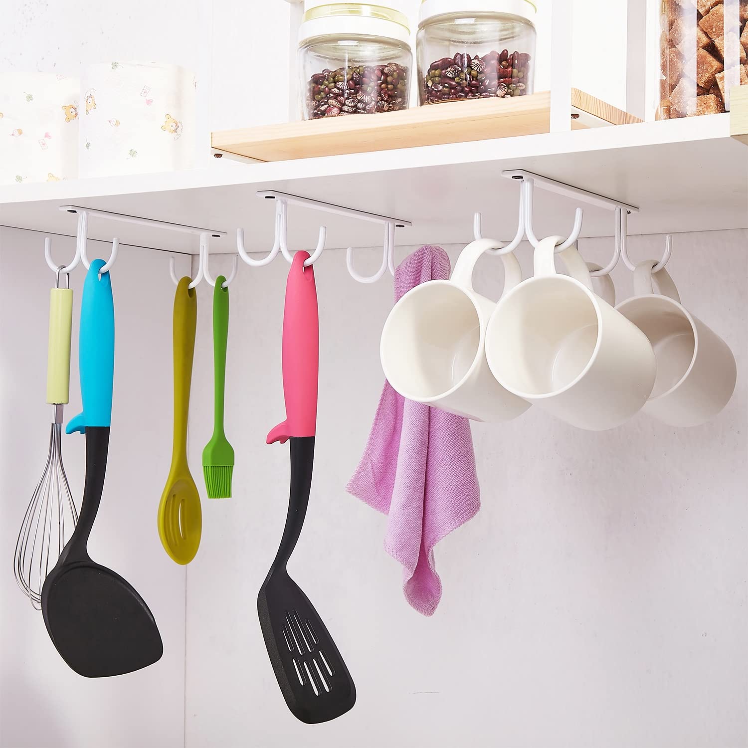 Uso versátil de FOMANSH para utensilios, paños y tazas