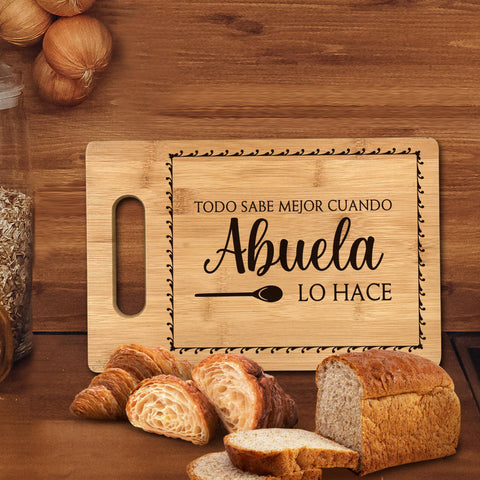 Cuidado ligero: limpieza manual para la tabla FONDCANYON Abuela.