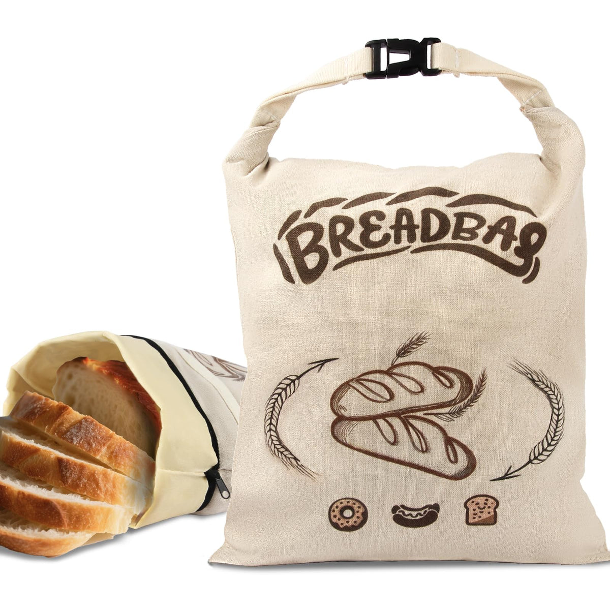 Bolsas FONDFRAMORY con cera que conservan la frescura del pan casero.